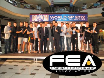 Пресс конференция “FEA PRESENTS Vol.8 KOK WORLD GP 2012 LIGHTWEIGHT TOURNAMENT”.