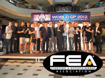 Пресс конференция “FEA PRESENTS Vol.8 KOK WORLD GP 2012 LIGHTWEIGHT TOURNAMENT”.