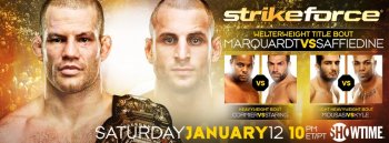 Результаты турнира Strikeforce: Marquardt vs. Saffiedine