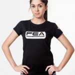 Майки женские лого FIGHTING EAGLES, FEA & KOK. Цвета - серый черный и белый
