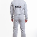 Мужской тренировочный костюм. Цвет серый и черный  лого FEA, WAK-1F MOLDOVA