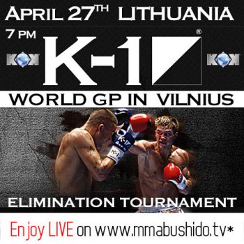 Live Трансляция из Вильнюса  K-1 WGP ELIMINATION TOURNAMENT.
