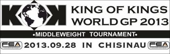 Объявлен первый участник основной восьмерки KOK WORLD GP 2013 Middleweight Tournament in CHISINAU.