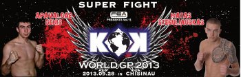 FEA presents Vol.11 KOK WORLD GP 2013 Middleweight Tournament in CHISINAU.