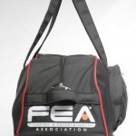 Сумки спортивные черные лого FEA и WAK-1F