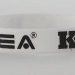 Жгуты силиконовые цвет черный и белый лого FEA и WAK-1F