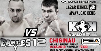 Apavaloae Denis vs Lazar Daniel KOK WORLD SERIES FIGHT weight 85kg.