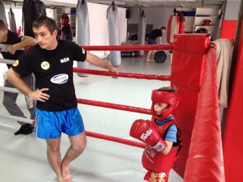 Вчера в клубе Thai Boxing Club прошел открытый ринг для малышей. 