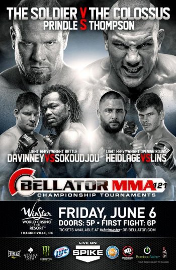 Результаты турнира Bellator 121