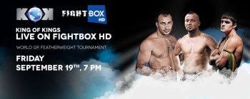 Watch "King of Kings" LIVE on Fightbox this Friday, September 19th at 7:00pm Central European time.