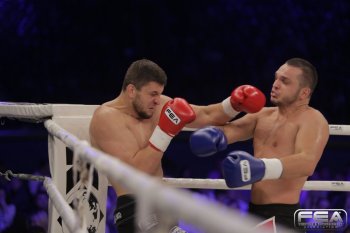 +93kg KOK WORLD SERIES 2014 Cirlig Stepan (Moldova) vs Dorin Robert (Romania) 