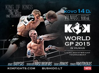 KOK WORLD GP 2015 IN Vilnius - первый турнир сезона.