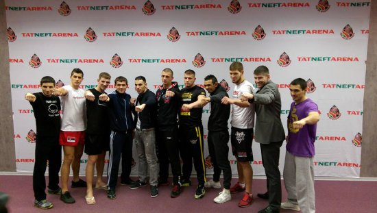 Вчера в Казани прошло взвешивание и пресс конференция перед сегодняшним турниром TATNEFT