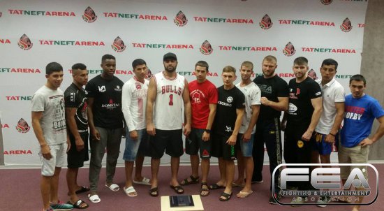 Вчера 21 июля в Казани прошло взвешивание и пресс конференция перед сегодняшним турниром TATNEFT