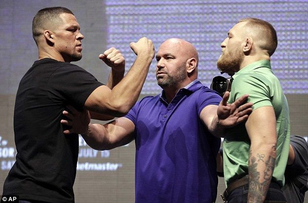 Nate Diaz Punishment Handed Down for UFC 202 Bottle-Throwing Incident