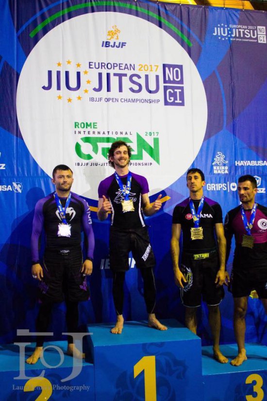 Молдавские спортсмены на пьедестале  чемпионата Европы No-Gi по версии IBJJF.
