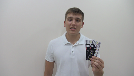 Нику Ботнарь стал победителем розыгрыша двух билетов на субботнее шоу EAGLES V !!!