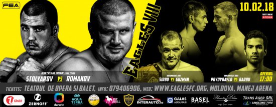 EAGLES VIII - 10 feb 2018, Moldova, Chisinau, Manej Arena.
