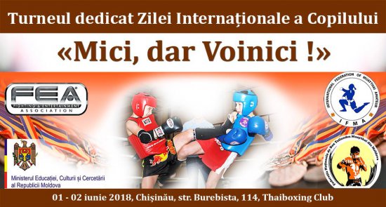 Turneul dedicat Zilei Copilului - "Mici, dar Voininici!" 2 iunie 2018.