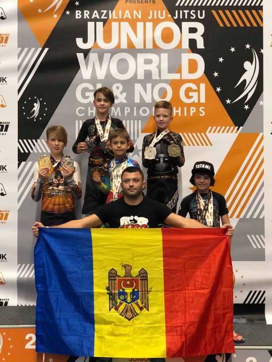 Premieră pentru Republica Moldova: Campioni mondiali la  Brazilian Jiu Jitsu şi Grappling