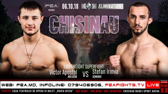 Superfight - 71,5 kg (Moldova) Victor Apostol vs Stefan Irimia (Romania)