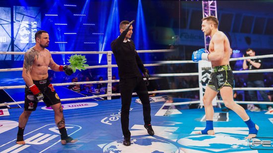 Luptătorul moldovean de K-1 Vitalie Matei îl va înfrunta în ring pe Andrei Leuştean
