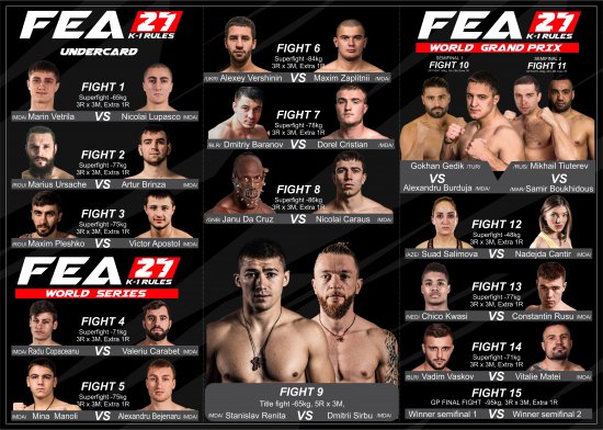 FEA 27. December 8th. Live on FEAFIGHTS.TV