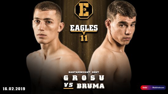 EAGLES 11 Bantamweight bout. (Moldova) Lilian Grosu vs Oleg Bruma (Moldova).