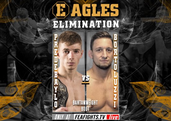 26 октября временный чемпион EAGLES BANTAMWEIGHT Дмитро Предебайло выйдет в клетку против представителя Швейцарии Кенжи Бортолуци 