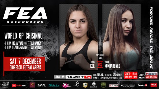 Fea Kickboxing - Chiar din prima parte vor avea loc lupte foarte spectaculoase. În care vom vedea tineri luptători,