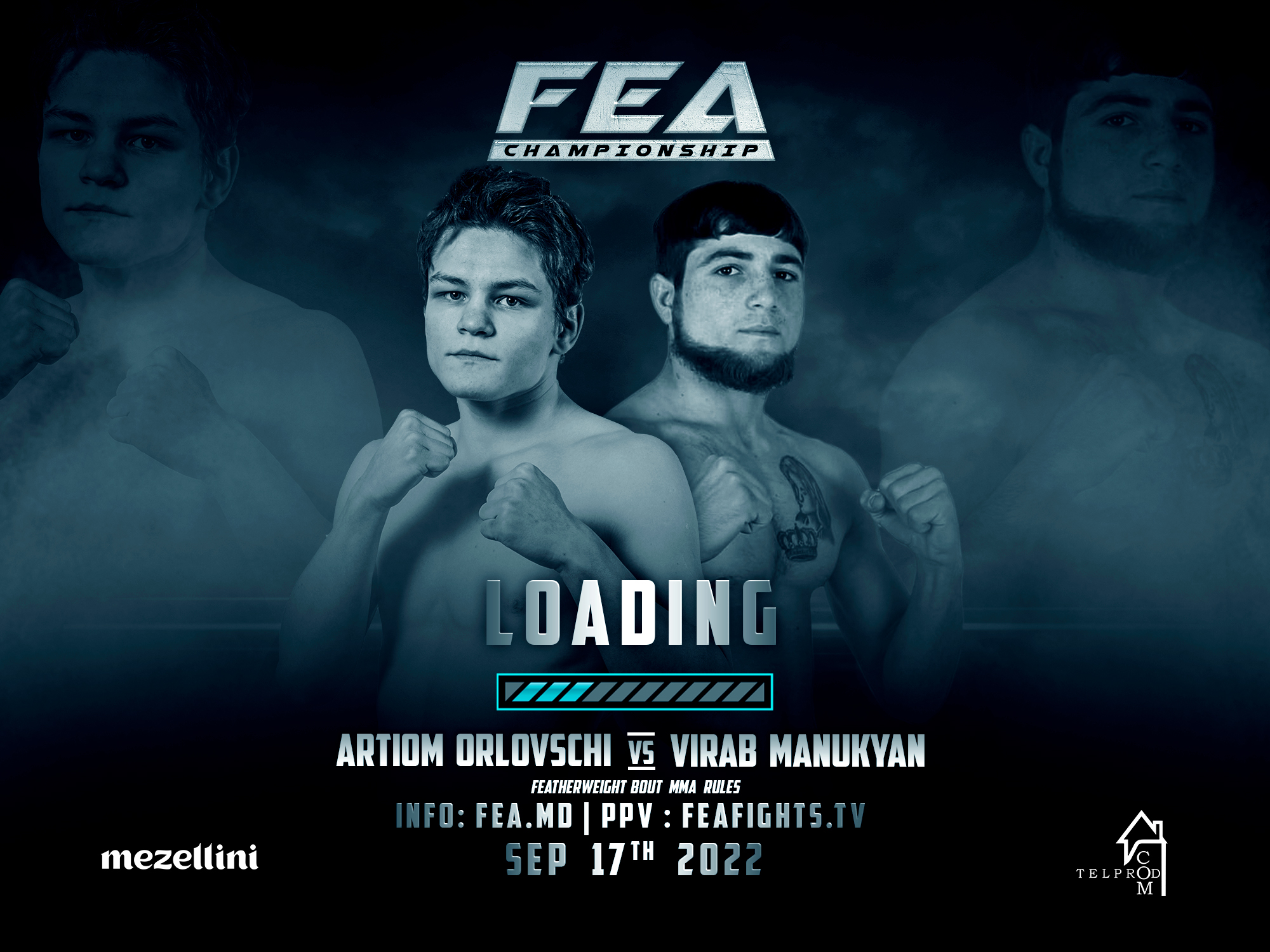 FEA CHAMPIONSHIP LOADING MMA RULES — Артем Орловский (Artiom Orlovschi)  против Вираб Манукян (Virab Manukyan). - FEA CHAMPIONSHIP